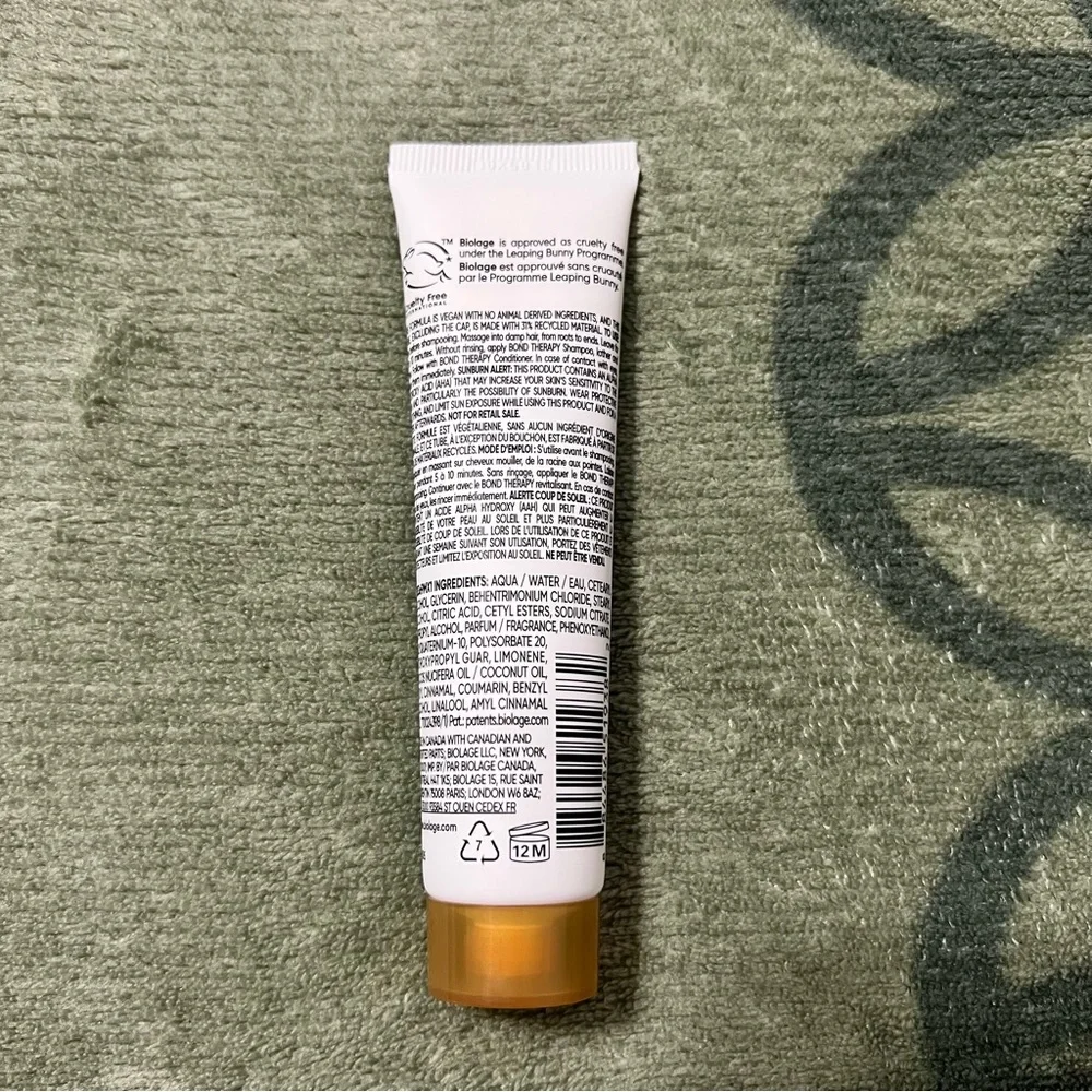 Biolage Bond Therapy Intensive Treatment  deluxe sample